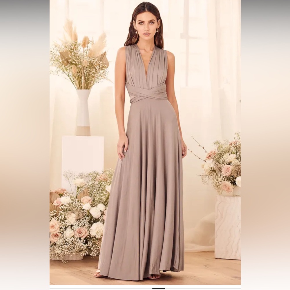 Lulu’s Lavender Maxi Convertible Strap Dress - XS -“tricks of the trade” Dress